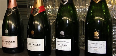 Heritage Wines e Solbel promovem prova de champanhe BOLLINGER para clientes