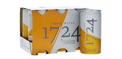 Nova embalagem em lata, Água Tónica 1724, disponível na Solbel
